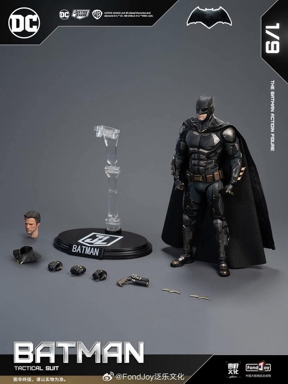 fondjoy 1/9 スーパーマン バット-bat(棒)マン セット 外国で正規シナ