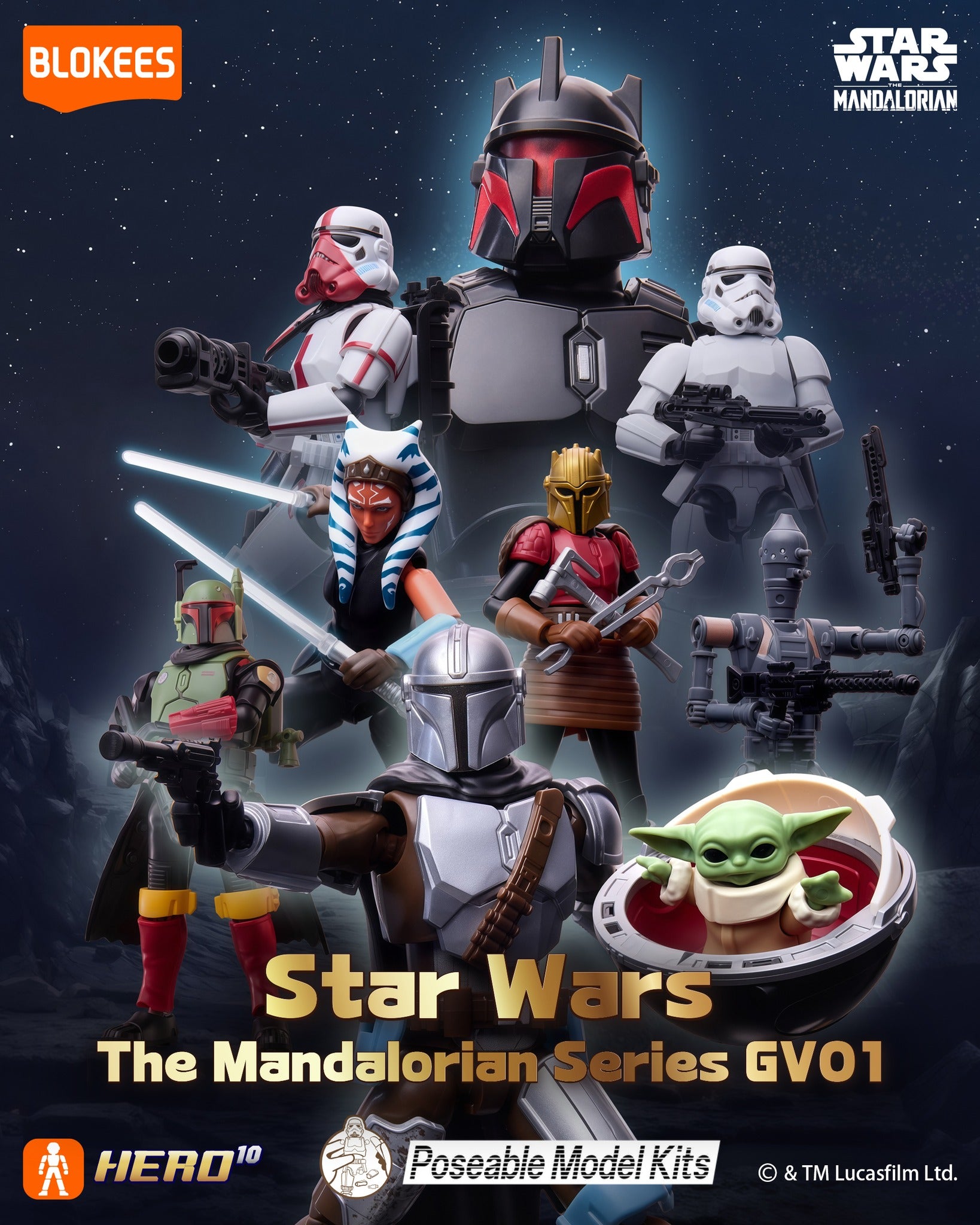 PREORDER] Blokees STAR WARS The Mandalorion GV01 – Matt's Box Toy