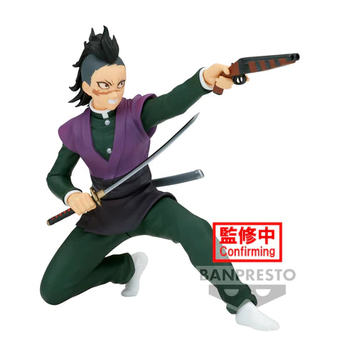 Figura Banpresto Genya Shinazugawa – Demon Slayer: Kimetsu No Yaiba, Vol.44, Altezza 17 Cm, Multicolore