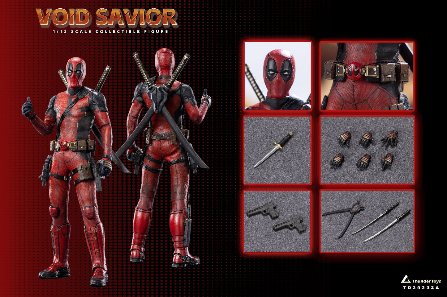 [PREORDER] Thunder Toys 1/12 Void Savior TD20232A DEADPOOL