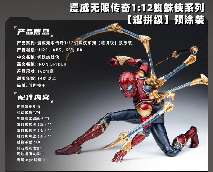 [PREORDER] 1/12 scale Creation ModoKing Iron Spider-Man IRON SPIDER