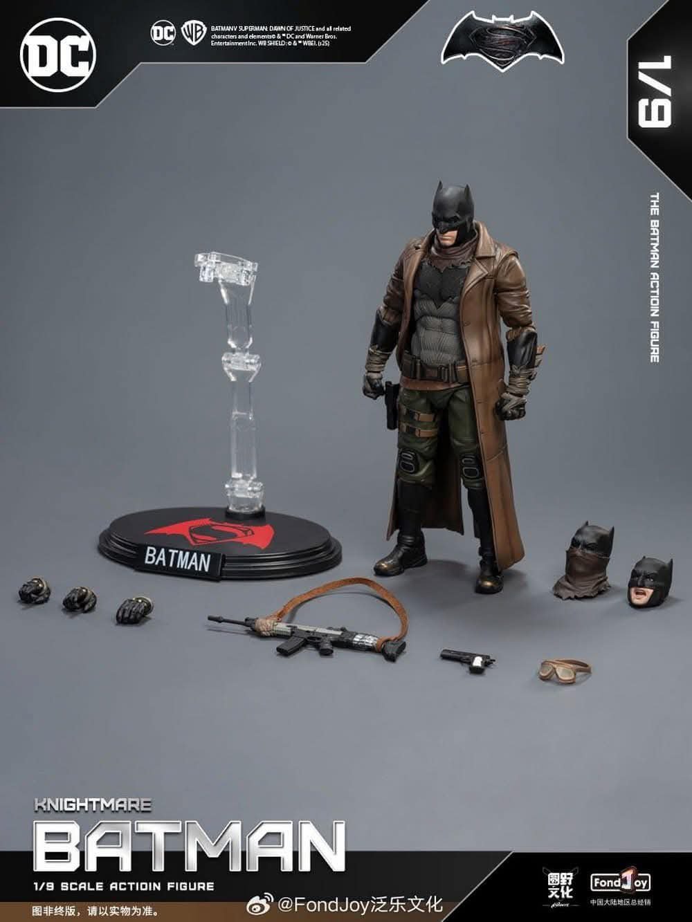 [PREORDER] FondJoy DC1016 1/9 Knightmare Batman Action Figure