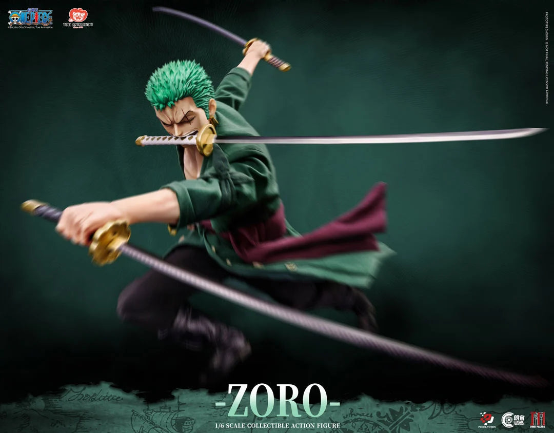 [PREORDER 060426] Pixel Poses | Cosmic Creations × Jimei Palace 1/6 One Piece Roronoa Zoro Action Figure Overseas Version PP-200595 Standard Edition