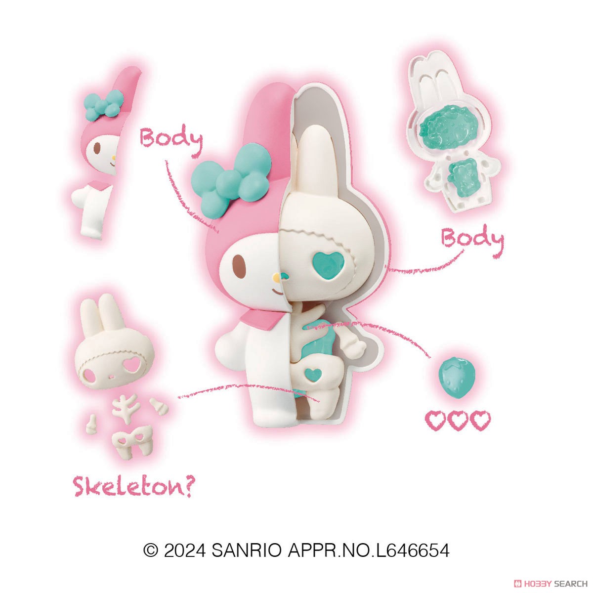 [PREORDER] KAITAI PUZZLE FANTASY Sanrio Characters  Pop Mint Mix Set