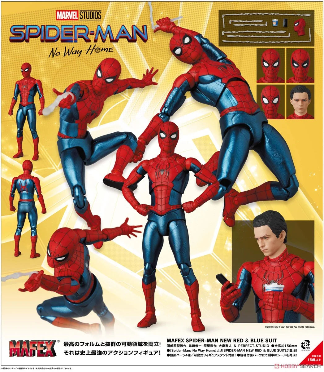 [PREORDER 090626] MAFEX SPIDER-MAN NEW RED & BLUE SUIT (Reissue)
