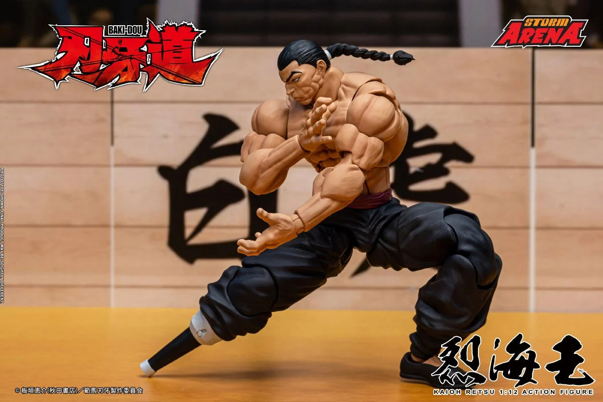[PREORDER 092026]  Storm Arena KAIOH RETSU - BAKI-DOU STORM ARENA 1/12TH ACTION FIGURE
