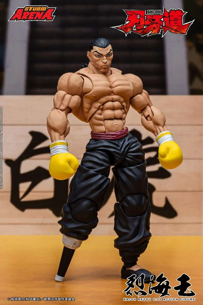 [PREORDER 092026]  Storm Arena KAIOH RETSU - BAKI-DOU STORM ARENA 1/12TH ACTION FIGURE