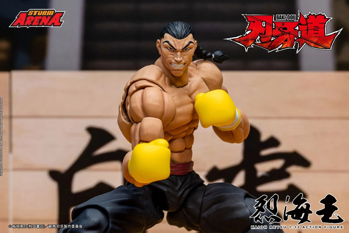 [PREORDER 092026]  Storm Arena KAIOH RETSU - BAKI-DOU STORM ARENA 1/12TH ACTION FIGURE