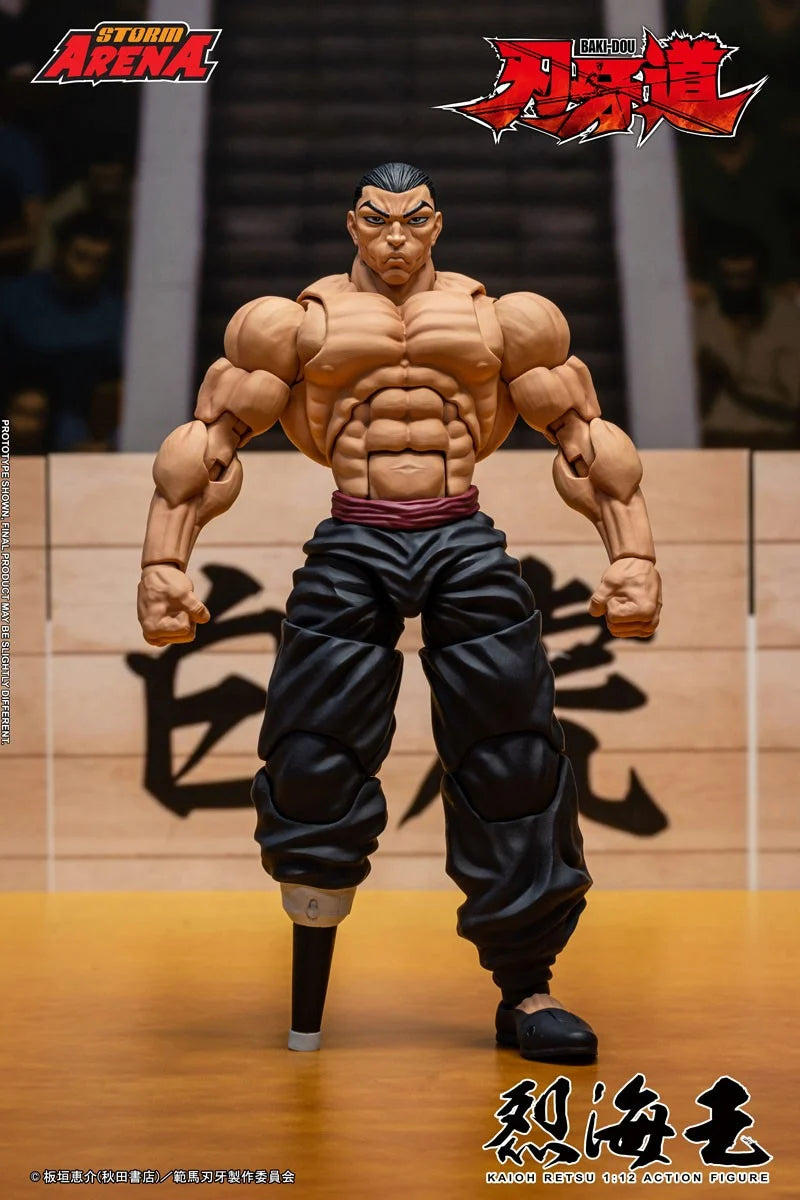 [PREORDER 092026]  Storm Arena KAIOH RETSU - BAKI-DOU STORM ARENA 1/12TH ACTION FIGURE