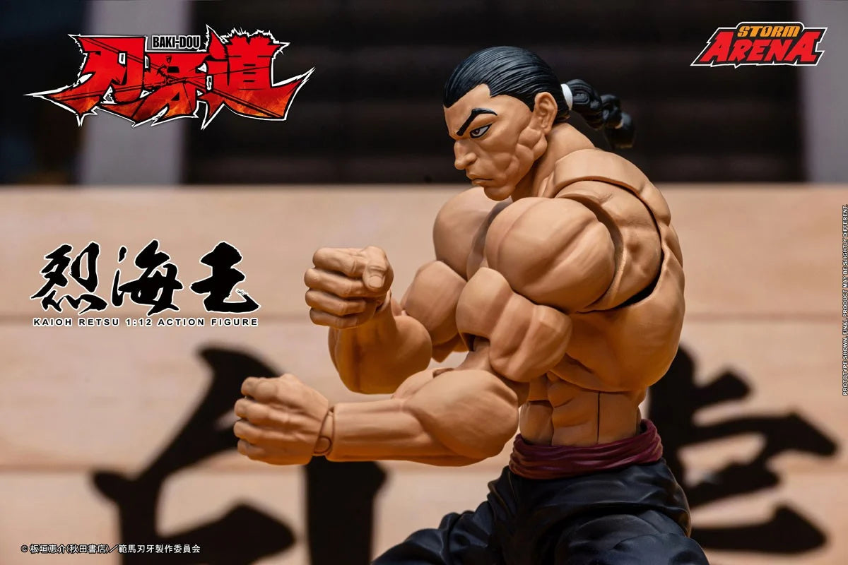 [PREORDER 092026]  Storm Arena KAIOH RETSU - BAKI-DOU STORM ARENA 1/12TH ACTION FIGURE
