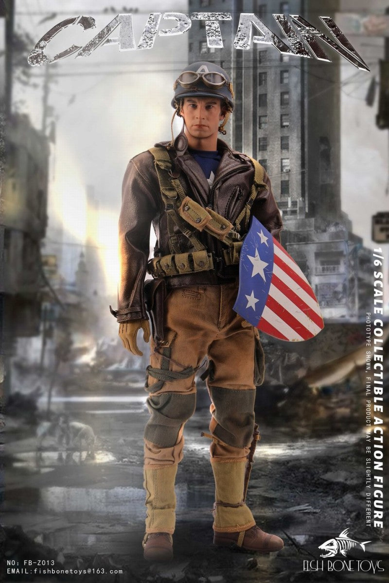 [PREORDER] FISH BONETOYS FB-Z013 1/6 America World War II Captain