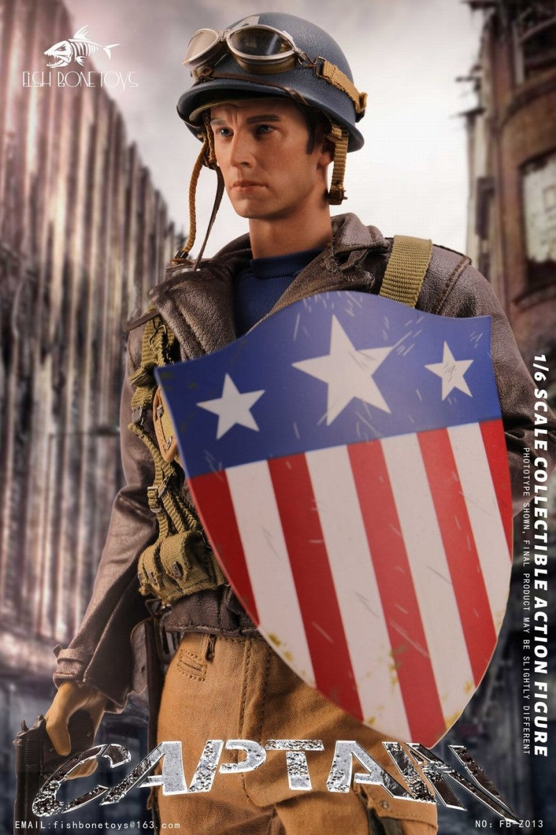 [PREORDER] FISH BONETOYS FB-Z013 1/6 America World War II Captain