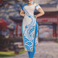 [PREORDER] STAR MAN 1/6 Female Fighter, Blue cloud patterned white cheongsam version MS-011