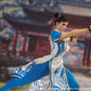 [PREORDER] STAR MAN 1/6 Female Fighter, Blue cloud patterned white cheongsam version MS-011