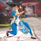 [PREORDER] STAR MAN 1/6 Female Fighter, Blue cloud patterned white cheongsam version MS-011