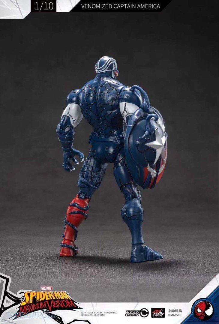 Classca T-Shrt uomo nera Venom della #Marvel con ampa stampa Classca T-Shrt uomo nera Venom della #Marvel con ampa stampa