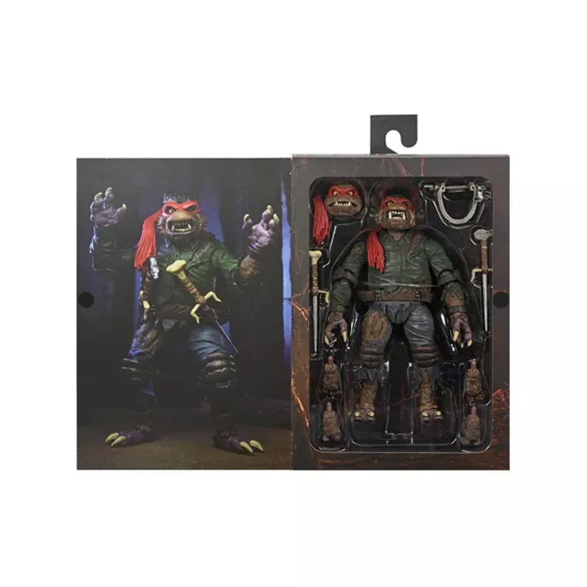 [PREORDER] Universal Monsters x Teenage Mutant Ninja Turtles - 7" Scale Action Figure – Ultimate Raphael as The Wolfman