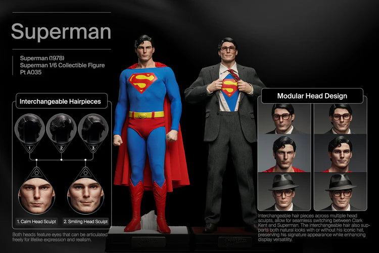 [PREORDER 060426] INART PT A035D1 1/6 Superman (1978) Superman Reeve Double Premium Edition