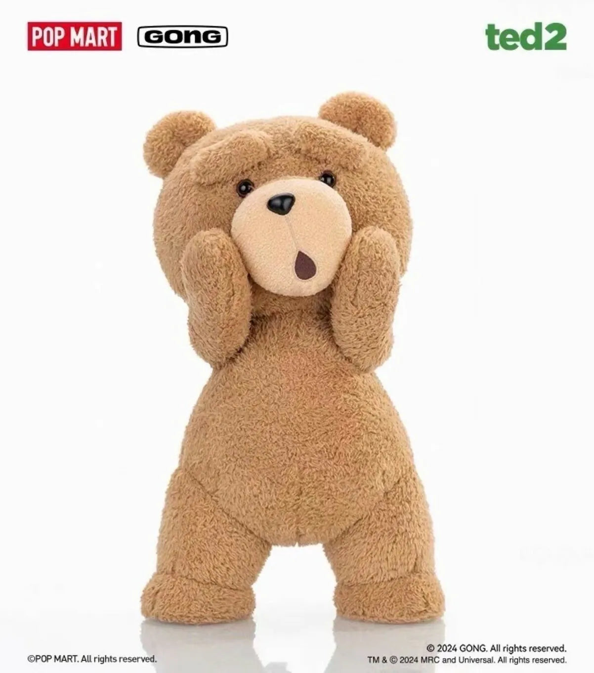 [PREORDER] POP MART  GONG ×《Ted2》GONG  -Ted 2 1/2 30 cm Teddy Bear Movable Plush Doll