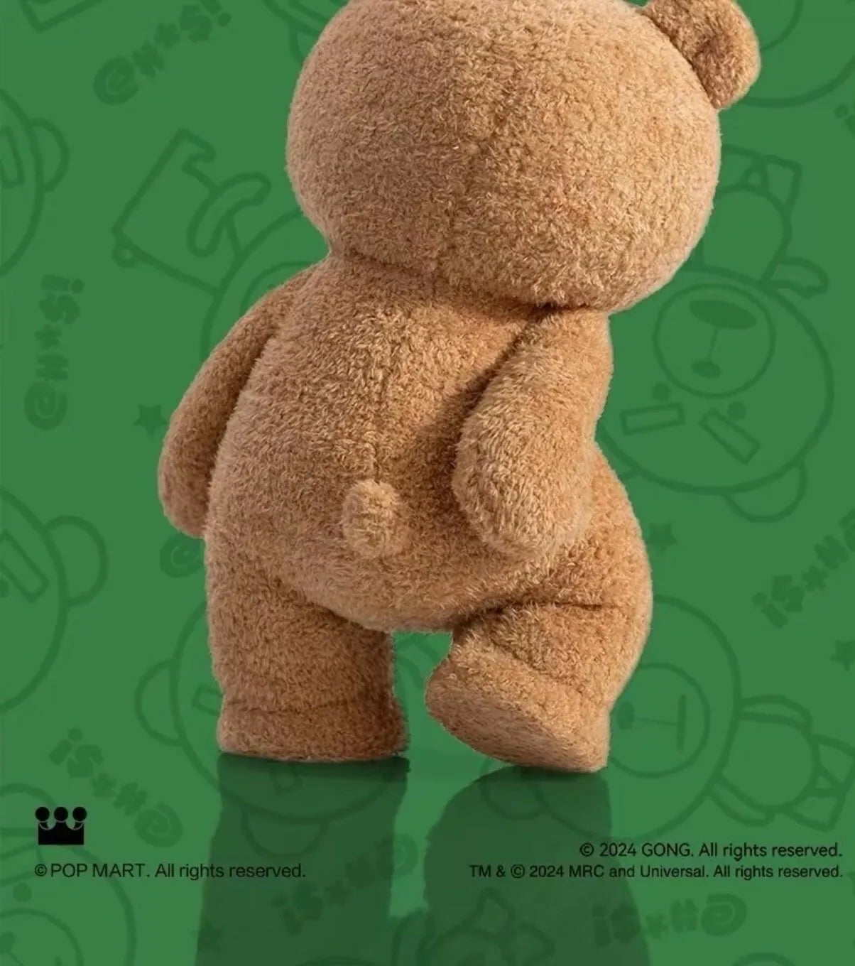 [PREORDER] POP MART  GONG ×《Ted2》GONG  -Ted 2 1/2 30 cm Teddy Bear Movable Plush Doll