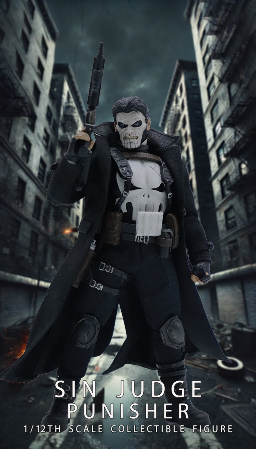 [PREORDER] Joy Man Toys 1/12 Sin Judge Punisher M010