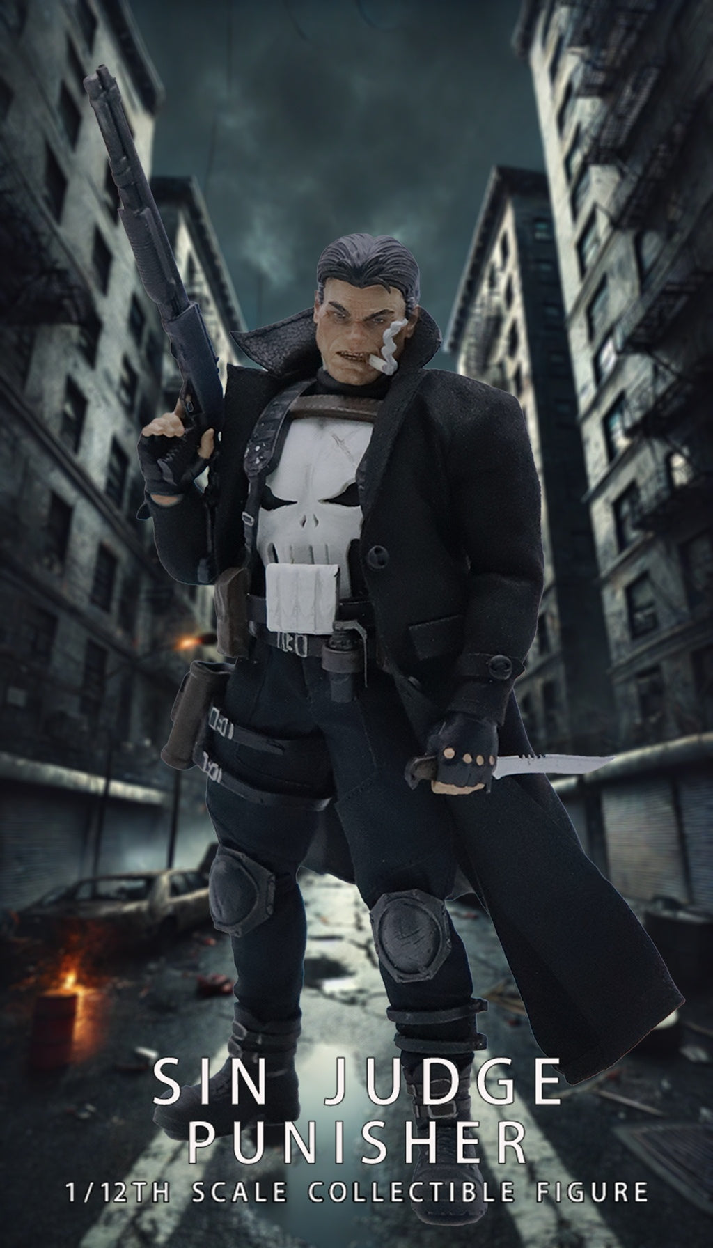 [PREORDER] Joy Man Toys 1/12 Sin Judge Punisher M010