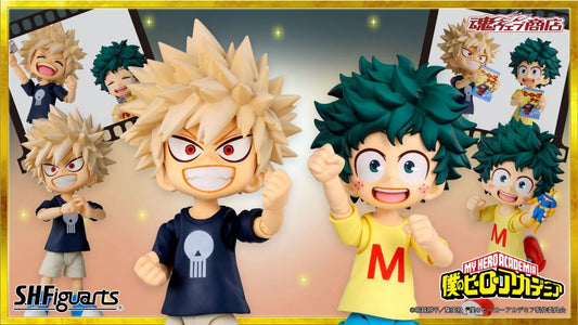 [PREORDER 102526] S.H.Figuarts IZUKU MIDORIYA＆ KATSUKI BAKUGO-Childhood set-