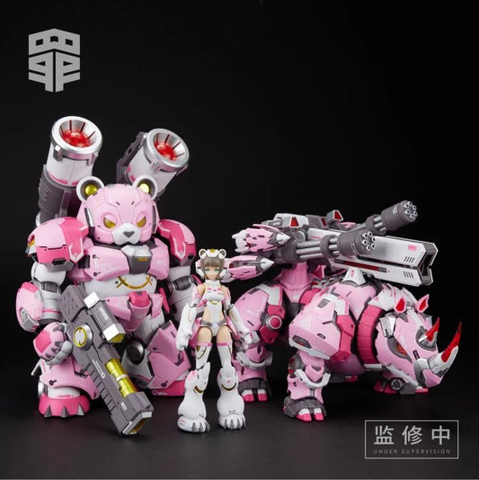 [PREORDER] 1/10 Scale Seven Deadly Sins Series SIN-03 Sloth with Honey the Bear & Coconut the Rhino Crash Model Kit (PLAMO)