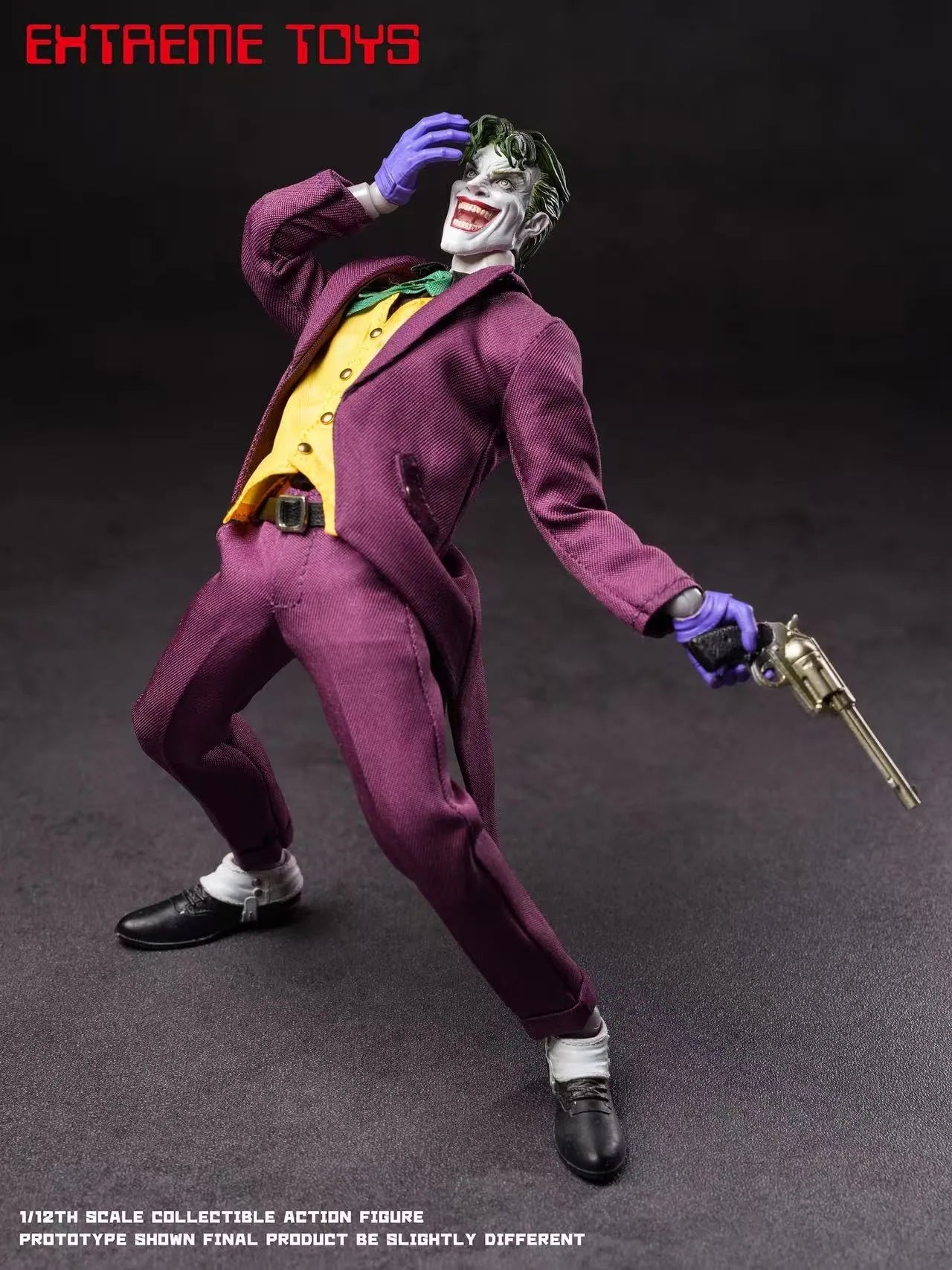 [PREORDER 082326] EXTREME TOYS 1/12 Scale The Amazing JOKER Action Figure