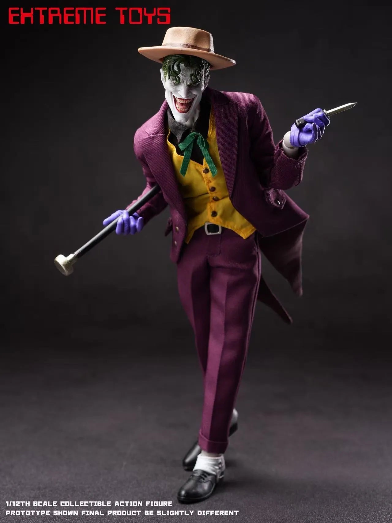 [PREORDER 082326] EXTREME TOYS 1/12 Scale The Amazing JOKER Action Figure