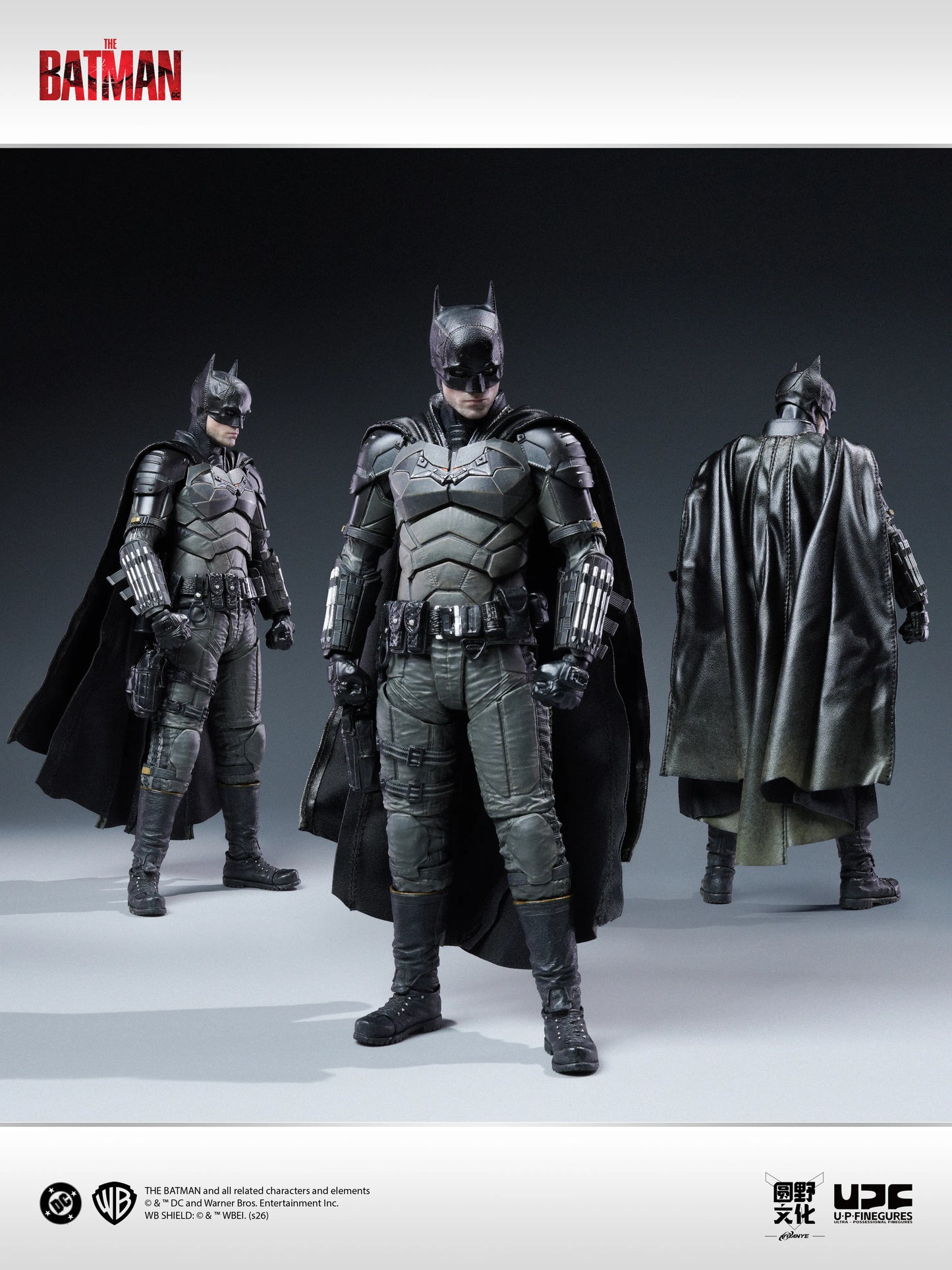 [PREORDER 072626] U-P-Finegures 1/12 The Batman (2022) Batman Action Figure