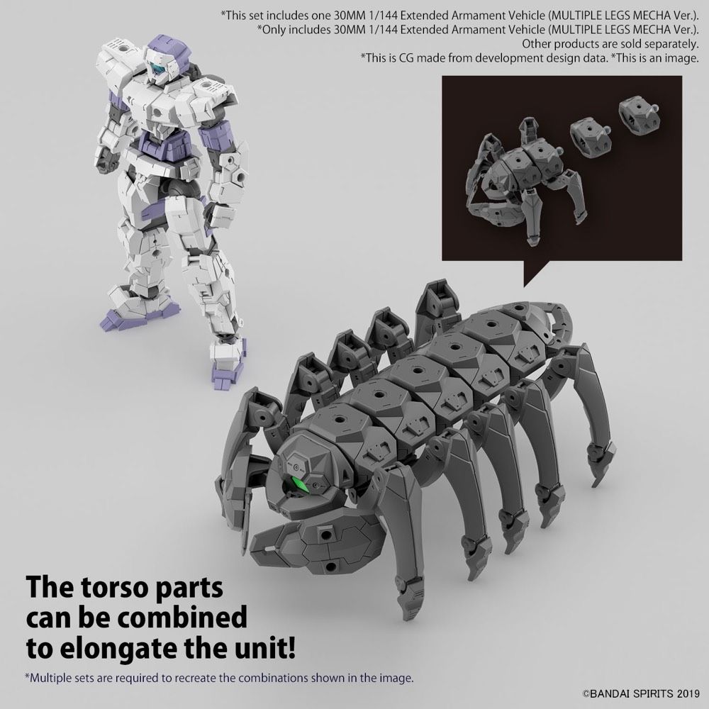 [PREORDER] 30MM 1/144 Extended Armament Vehicle (MULTIPLE LEGS MECHA Ver.)