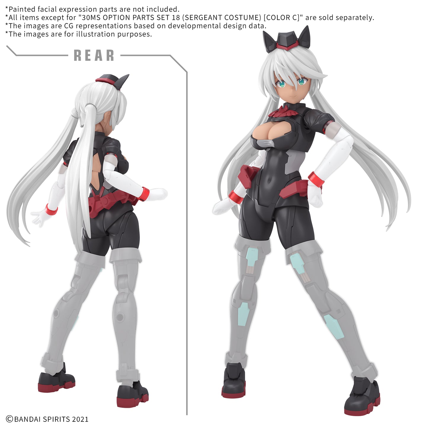 [PREORDER] 30MS OPTION PARTS SET 18 (SERGEANT COSTUME) [COLOR C]
