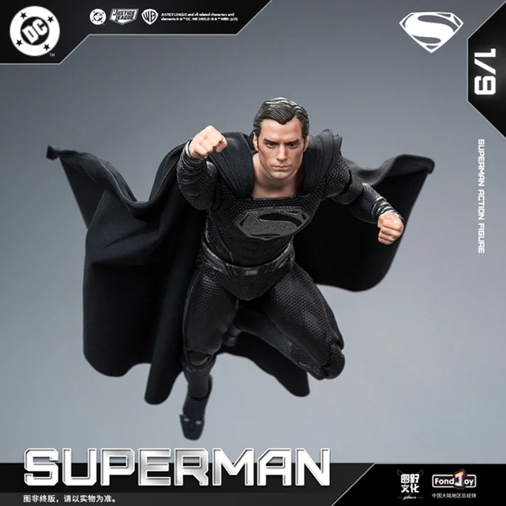 [PREORDER 122225] FondJoy DC1026 1/9 DC Aciton Figure Black Superman 2.0