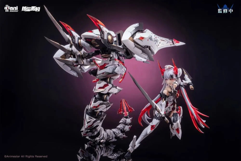 [PREORDER] Nuclear Gold Reconstruction 1/12 Polaris Star White Articulated Plastic Model Kit 6976881810486