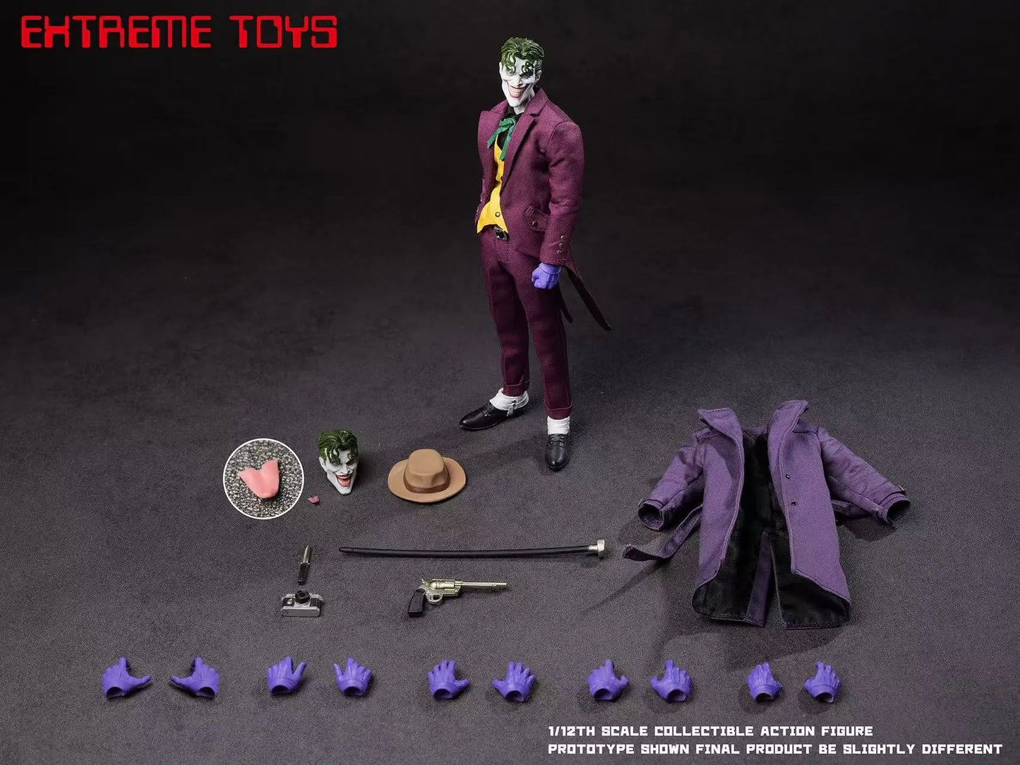 [PREORDER 082326] EXTREME TOYS 1/12 Scale The Amazing JOKER Action Figure