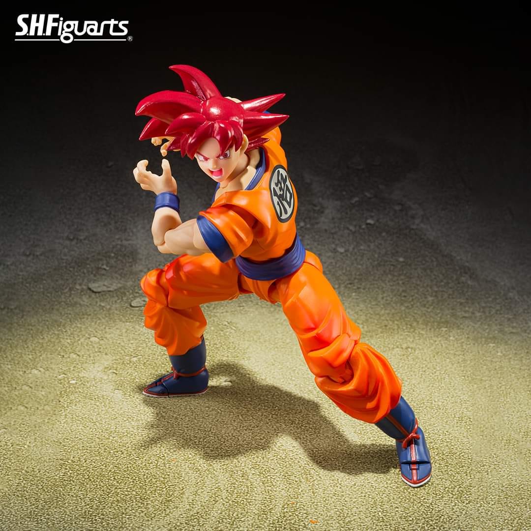 [PREORDER] S.H.Figuarts Super Saiyan God Son Goku - Saiyan God of Virute