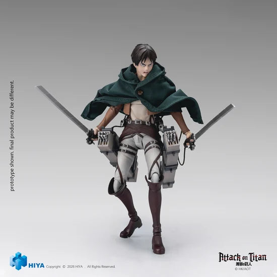 [PREORDER 112226] 1/12 Attack on Titan Seasons 1-3: Eren Yeager Action Figure (EBA0448)