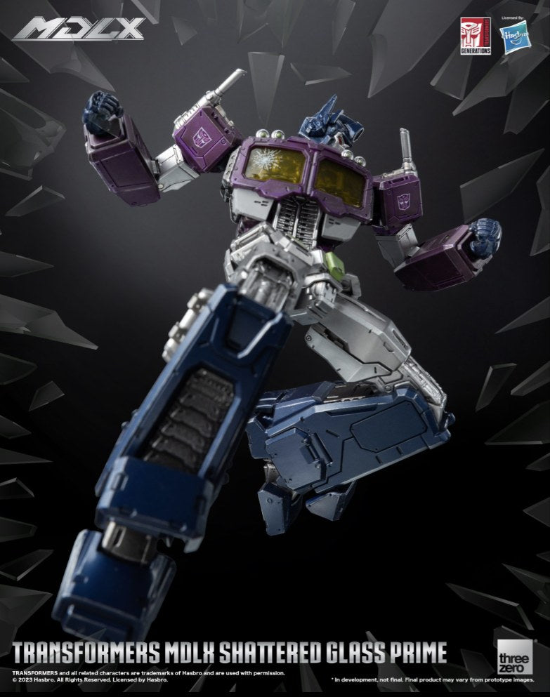 [PREORDER] Threezero Transformers MDLX Shattered Glass Optimus Prime