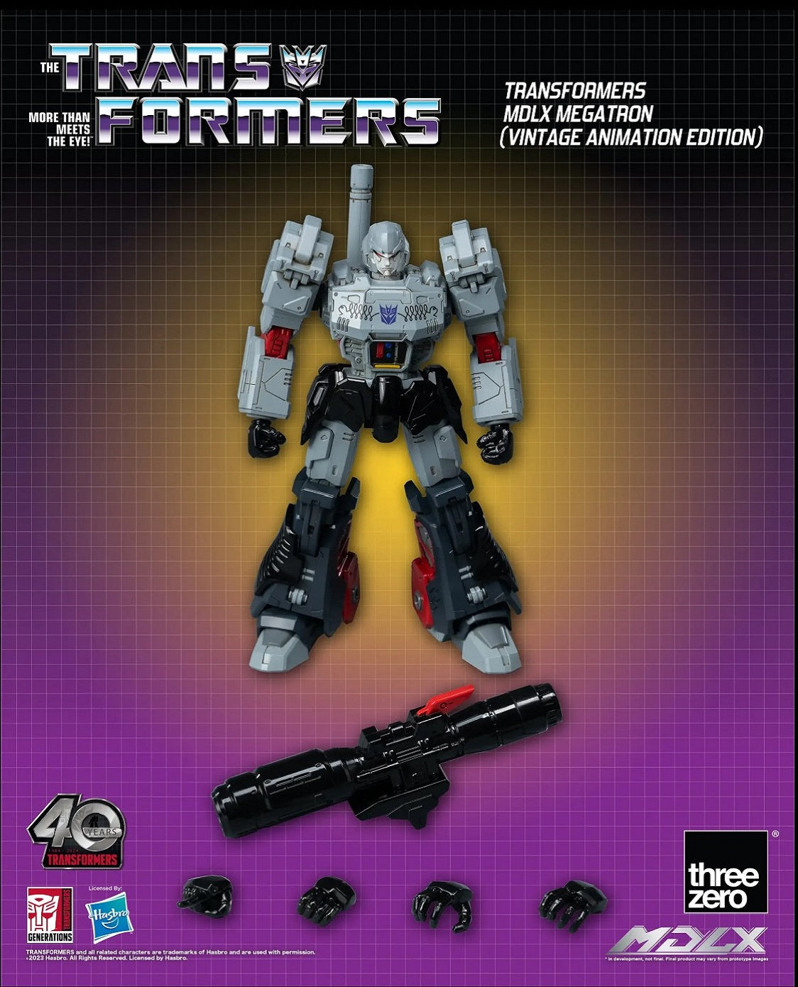 [PREORDER] MDLX Megatron (Vintage Animation Edition) Regional Exclusive