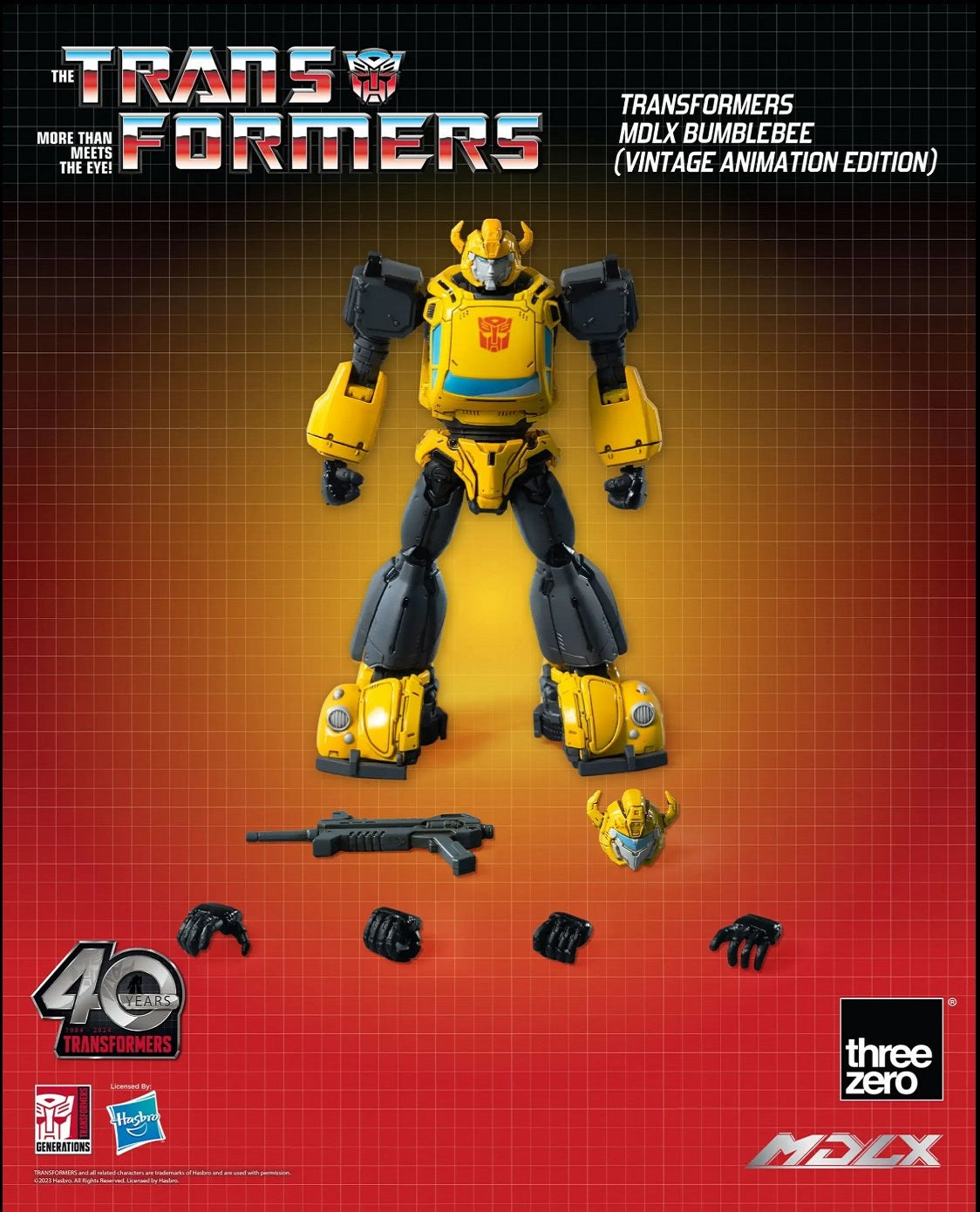 [PREORDER] MDLX Bumblebee (Vintage Animation Edition) Regional Exclusive