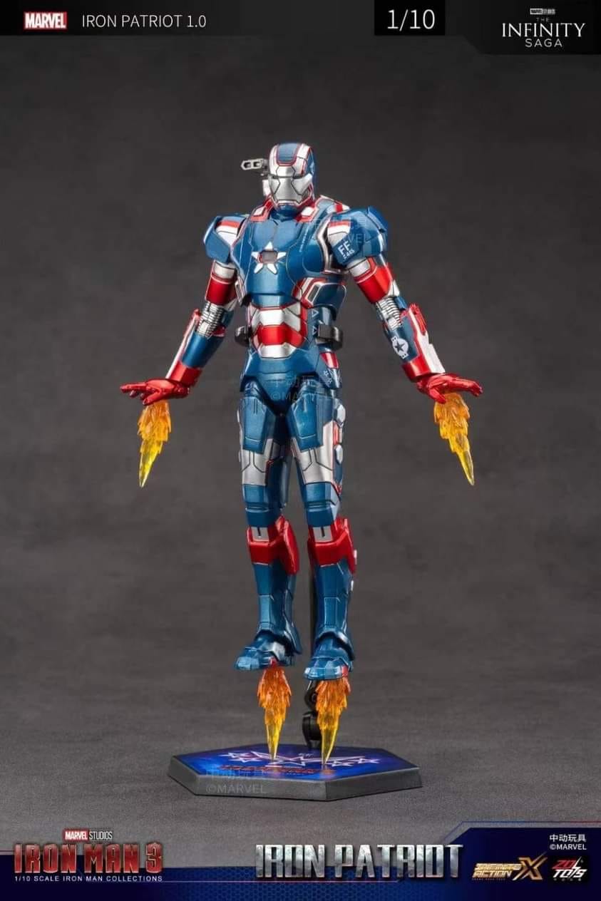 [PREORDER] ZD TOYS 1/10 Iron Man 3 IRON PATRIOT 1.0