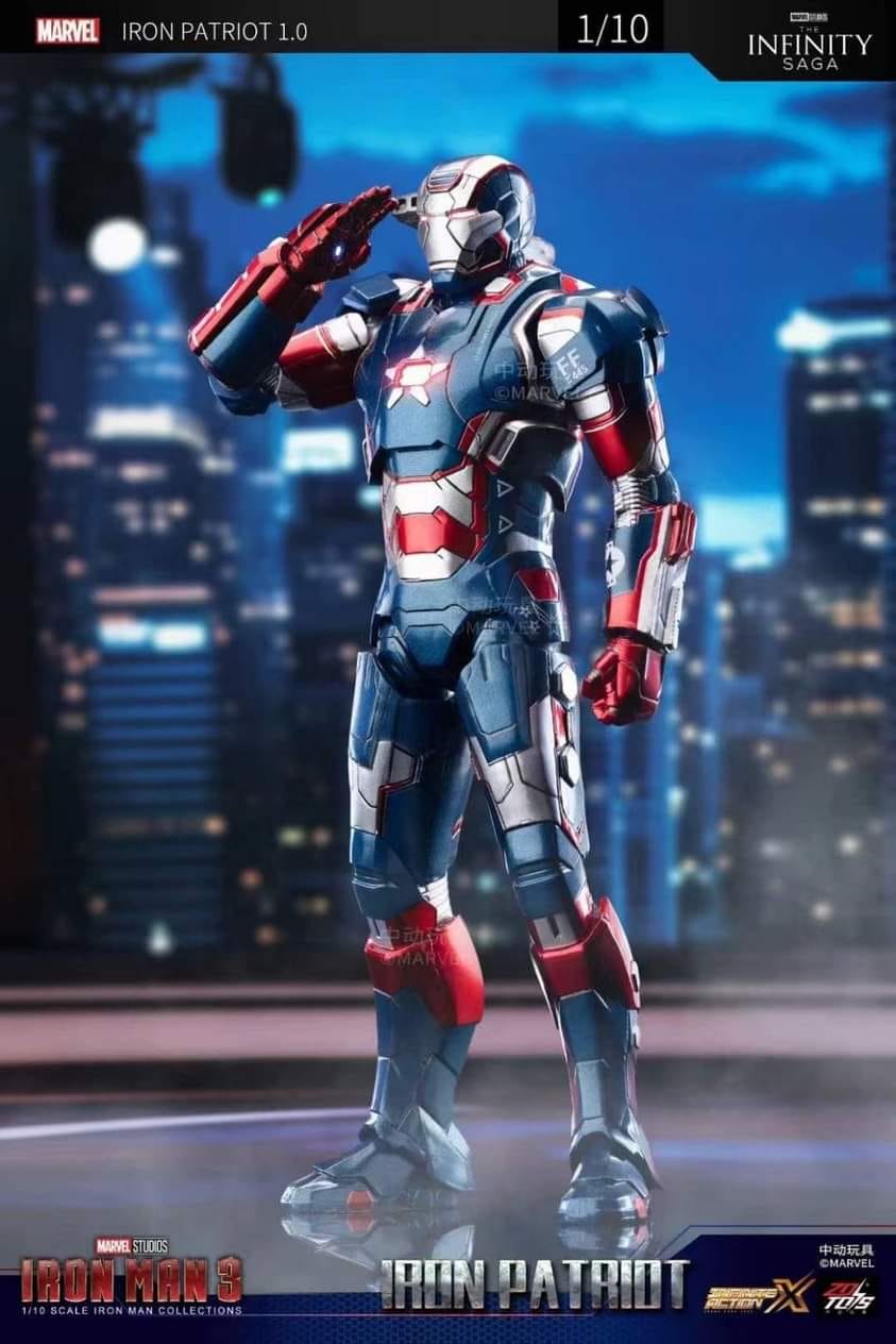 [PREORDER] ZD TOYS 1/10 Iron Man 3 IRON PATRIOT 1.0