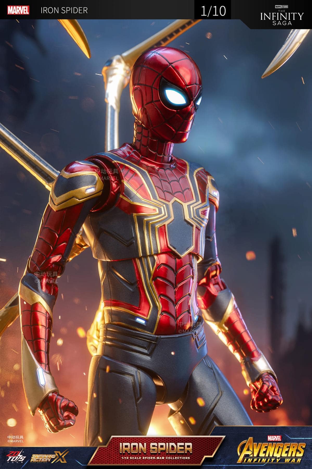 [PREORDER] ZD Toys 1/10 Iron SPIDER 2.0