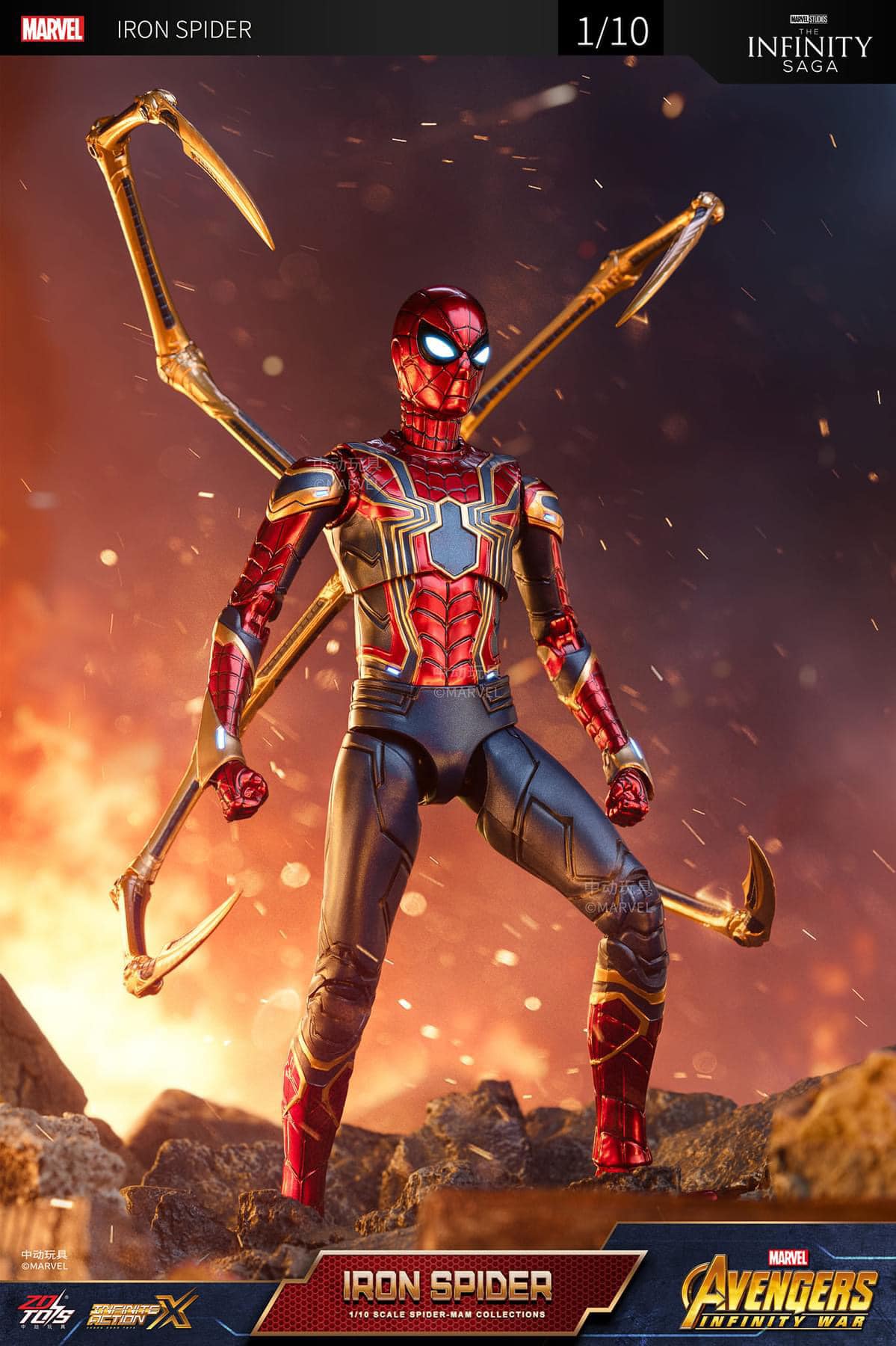 [PREORDER] ZD Toys 1/10 Iron SPIDER 2.0