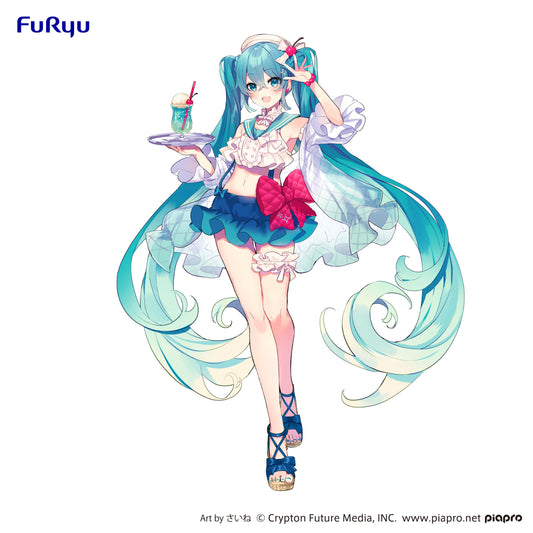 [PREORDER] Hatsune Miku Exceed Creative Figure -Hatsune Miku SweetSweets Series Melon Soda Float-