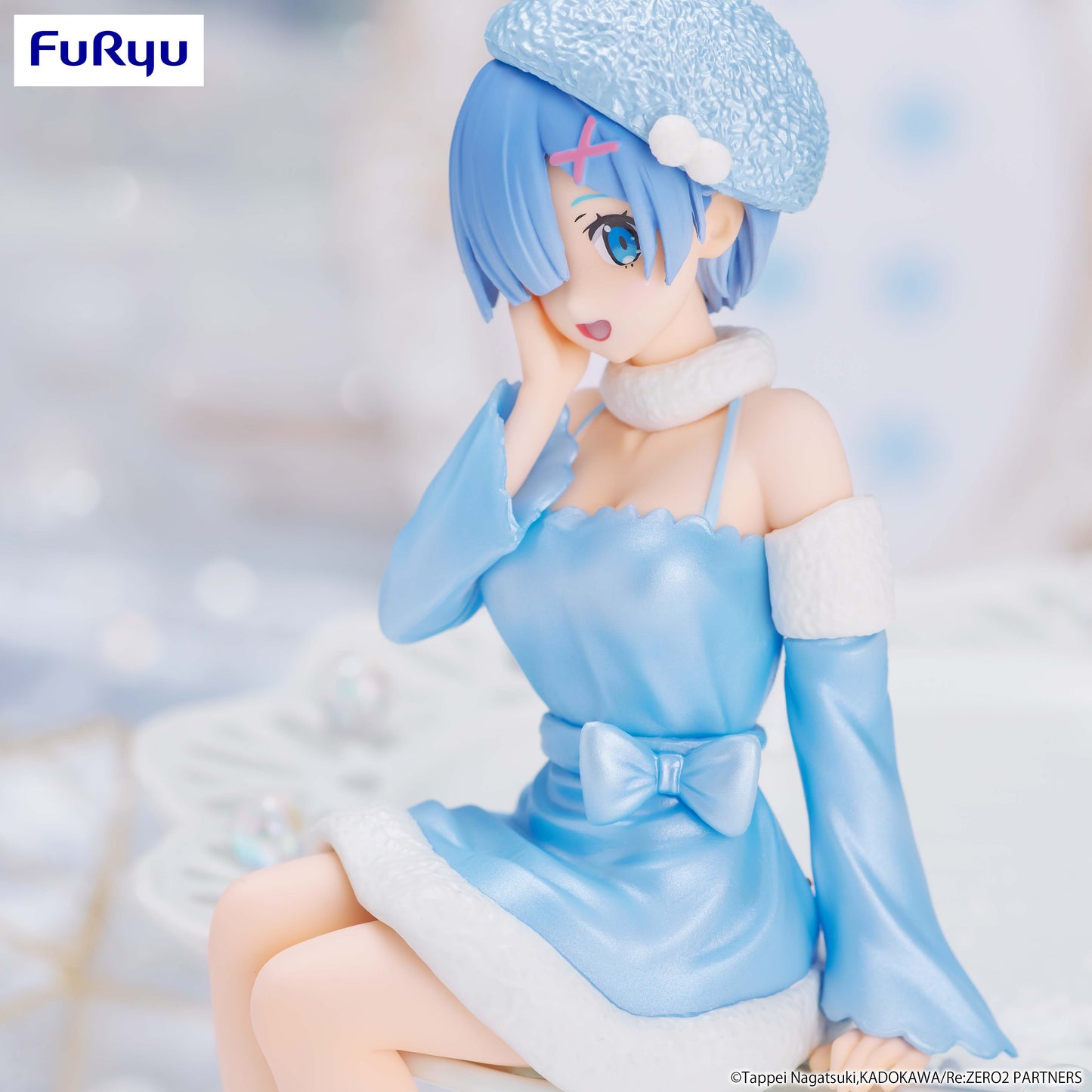 [PREORDER] Re:ZERO Starting Life in Another World　Noodle Stopper Figure -Rem Snow Princess Pearl Color ver.-