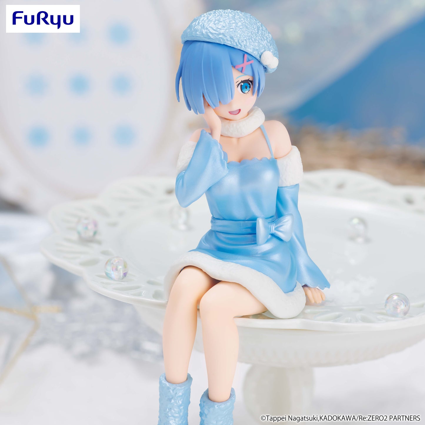 [PREORDER] Re:ZERO Starting Life in Another World　Noodle Stopper Figure -Rem Snow Princess Pearl Color ver.-