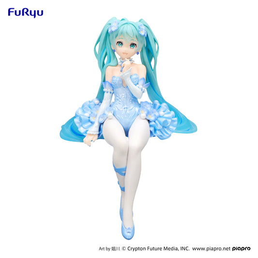 [PREORDER]  Hatsune Miku　Noodle Stopper Figure - Flower Fairy Nemophila Pail Blue Color ver.-