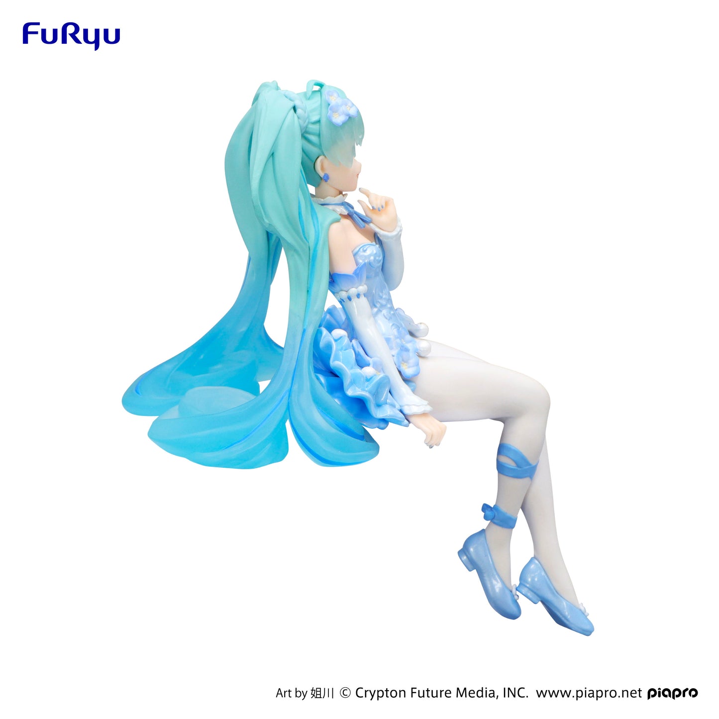 [PREORDER]  Hatsune Miku　Noodle Stopper Figure - Flower Fairy Nemophila Pail Blue Color ver.-